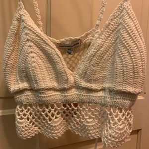 Crochet crop top